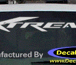 DC05016 Chevrolet Extreme Xtreme Decal