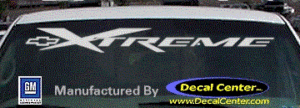 DC05016 Chevrolet Extreme Xtreme Decal