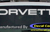 DC05018 Chevrolet Corvette Decal 