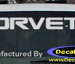 DC05020 Chevrolet Corvette Decal
