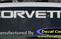 DC05020 Chevrolet Corvette Decal 