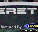 DC05021 Chevrolet Beretta Decal