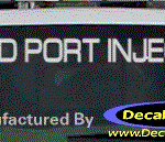DC05022 Chevrolet Tuned Port Injection Decal