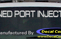 DC05022 Chevrolet Tuned Port Injection Decal 