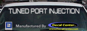 DC05022 Chevrolet Tuned Port Injection Decal