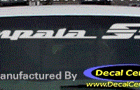 DC05023 Chevrolet Impala SS Decal 