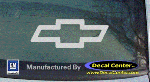 DC05024 Chevrolet Bowtie Decal