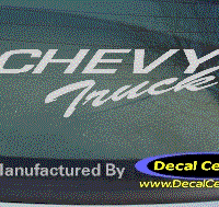 DC05027 Chevrolet Chevy Truck Decal 