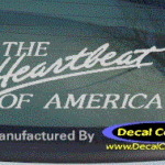 DC05028 Chevrolet Heartbeat of America Decal