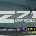 DC05029 Chevrolet Z71 Offroad Decal