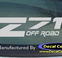 DC05029 Chevrolet Z71 Offroad Decal 