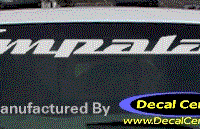 DC05030 Chevrolet Impala Decal 