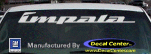 DC05030 Chevrolet Impala Decal