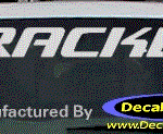 DC05031 Chevrolet Tracker Decal