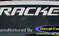DC05031 Chevrolet Tracker Decal 