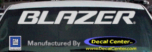 DC05035 Chevrolet Blazer Decal