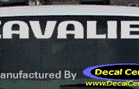 DC05037 Chevrolet Cavalier Decal 