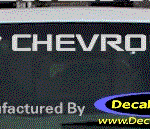 DC05038 Chevrolet W/Bowtie Decal