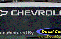 DC05038 Chevrolet W/Bowtie Decal 