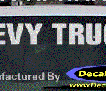 DC05039 Chevrolet Chevy Truck Decal