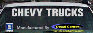 DC05039 Chevrolet Chevy Truck Decal