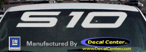 DC05040 Chevrolet S-10 Decal