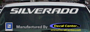 DC05041 Chevrolet Silverado Decal
