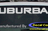 DC05042 Chevrolet Suburban Decal 