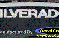 DC05043 Chevrolet Silverado Decal 