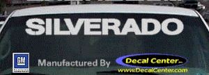 DC05043 Chevrolet Silverado Decal