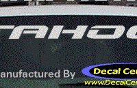 DC05044 Chevrolet Tahoe Decal 