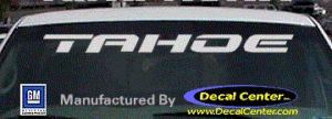 DC05044 Chevrolet Tahoe Decal