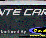 DC05047 Chevrolet Monte Carlo Decal