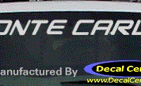 DC05047 Chevrolet Monte Carlo Decal 