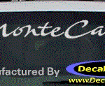 DC05048 Chevrolet Monte Carlo Decal