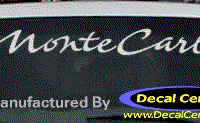 DC05048 Chevrolet Monte Carlo Decal 