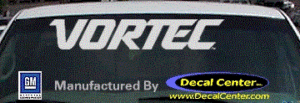 DC05065 Chevrolet Vortec Decal