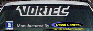 DC05066 Chevrolet Vortec Outline Decal