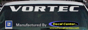 DC05068 Chevrolet Vortec Decal