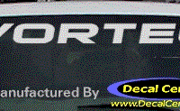 DC05073 Chevrolet Vortec Decal 