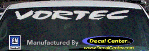 DC05075 Chevrolet Vortec Decal