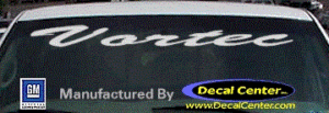 DC05077 Chevrolet Vortec Decal