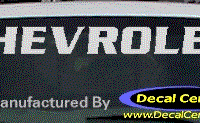 DC05081 Chevrolet Decal 