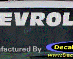 DC05082 Chevrolet Decal