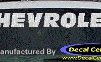 DC05082 Chevrolet Decal 