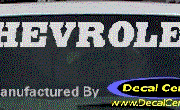 DC05083 Chevrolet Decal 