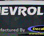 DC05084 Chevrolet Decal
