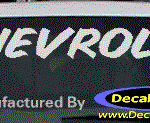 DC05085 Chevrolet Decal