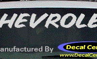 DC05085 Chevrolet Decal 