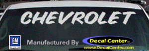DC05085 Chevrolet Decal